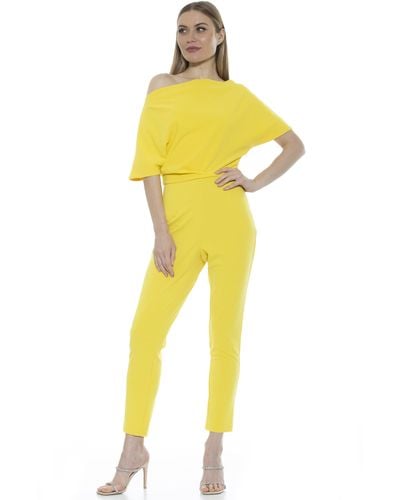 Alexia Admor Athena Jumpsuit - Yellow