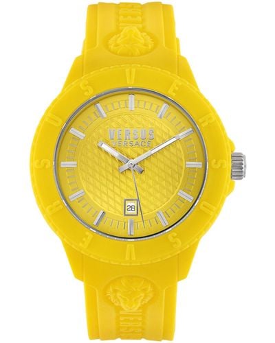 Versus Tokyo R Strap Watch - Yellow