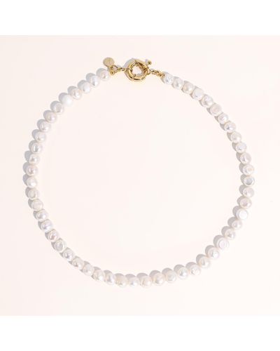 Joey Baby Pete Freshwater Pearl Necklace - Natural
