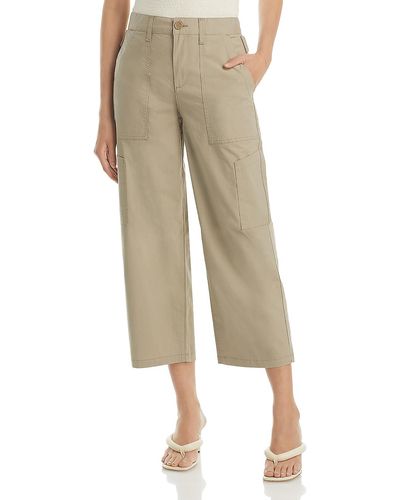 Agolde High Rise Utility Cargo Pants - Natural