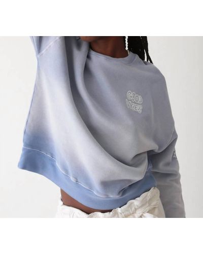 Electric and Rose Atlas Good Vybes Sweatshirt - Blue