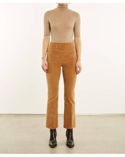 SPRWMN Ankle Flare Cords Pant - Natural