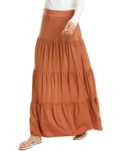 Michael Stars Heavenly Convertible Skirt Dress - Orange