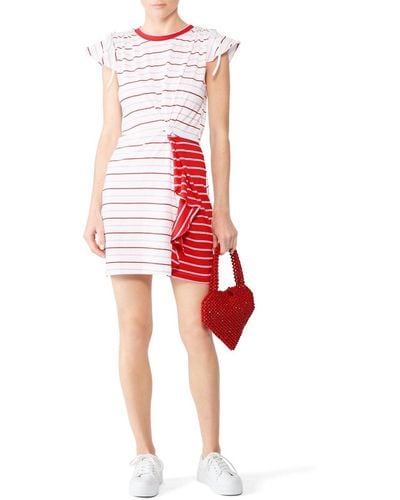 Parker Island Combo Dress - Red