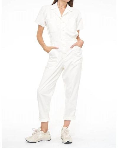 Pistola Grover Short Sleeve Field Suit - White
