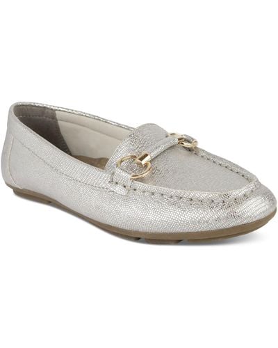 Karen Scott Kenleigh Driving Shoes Loafers Moccasins - White