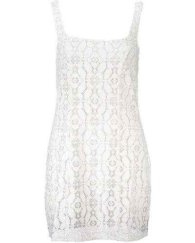 Desigual Polyester Dress - White