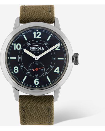 Shinola The Traveler Stainless Steel Quartz Watch S0120247330 - Metallic