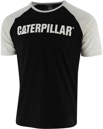 Caterpillar Cotton Logo T-shirt - Black