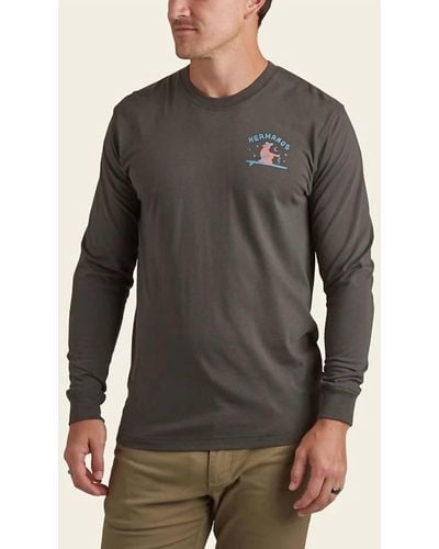 Howler Brothers Ocean Offerings Longsleeve T-shirt - Gray