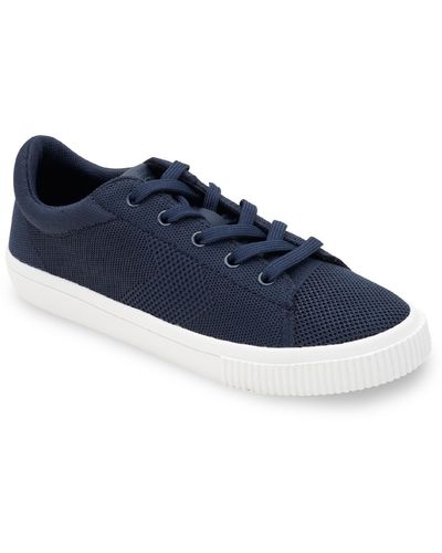 Splendid Liberty Flyknit Low-top Casual And Fashion Sneakers - Blue