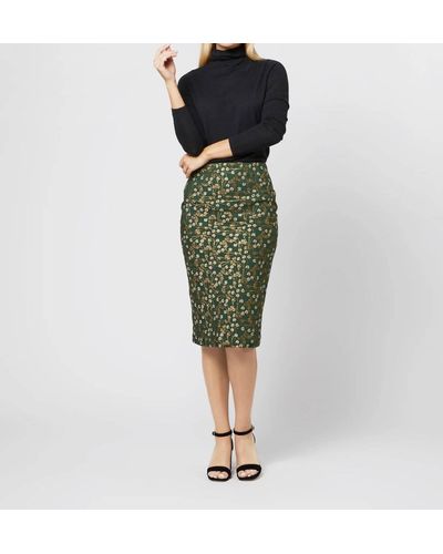 ANN MASHBURN Pull-on Skirt - Green