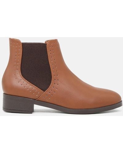 LONDON RAG Kimberly Chelsea Boots - Brown