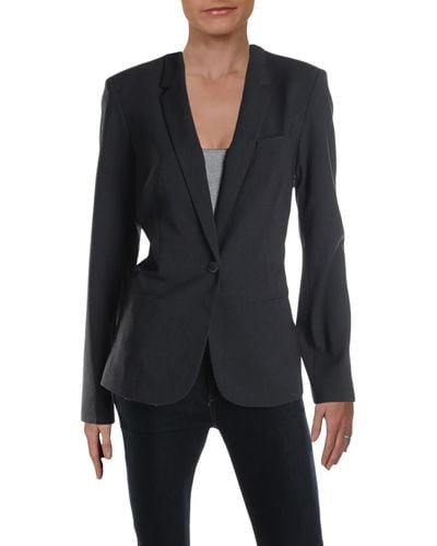 Calvin Klein Suit Separate Business One-button Blazer - Blue