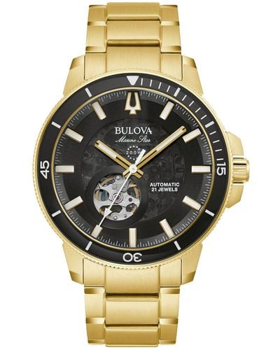 Bulova Marine Star Dial Watch - Metallic