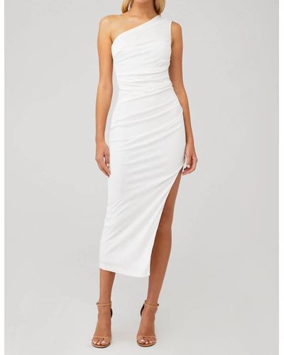 Bardot Rosalie Midi Dress - White