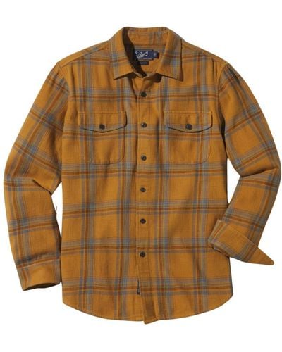 Grayers Vintage Slub Twill Shirt - Brown