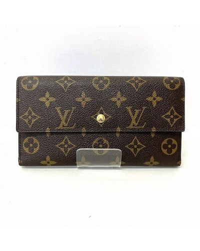 Louis Vuitton Sarah Canvas Wallet (pre-owned) - Metallic