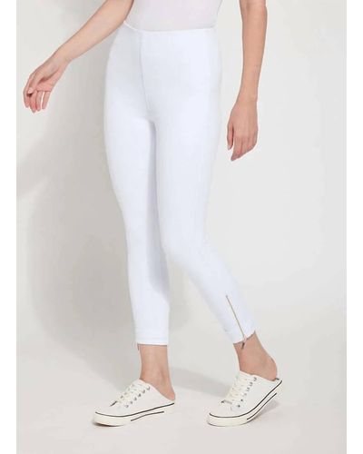 Lyssé Toothpick Denim Jean leggings - White