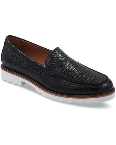 Andre Assous Philipa Slip On Round Toe Silhouette Loafers - Black