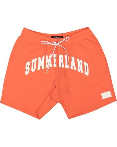 NAHMIAS Polyamide Summerland Swim Shorts - Orange