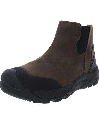 Keen Revel Iv Chelsea Leather Cold Chelsea Boots - Black