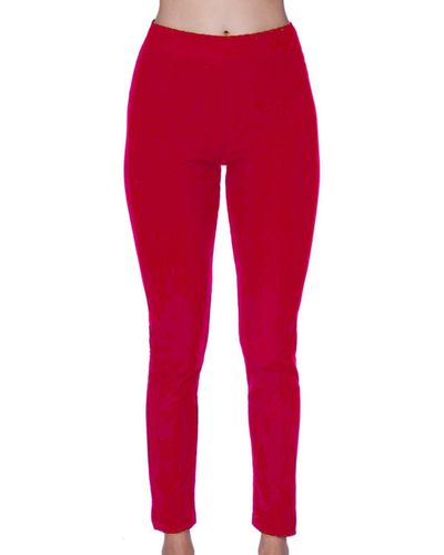 French Kyss Mid Rise jegging - Red