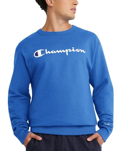 Champion Terry Crewneck Pullover Sweater - Orange