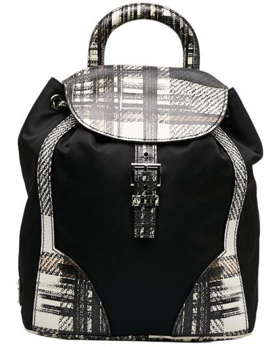 Prada Synthetic Backpack Bag (pre-owned) - Black