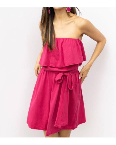 Michael Stars Beverly Mini Dress - Pink