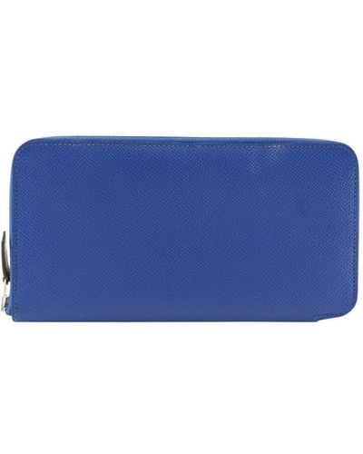 Hermès Silk'in Leather Wallet (pre-owned) - Blue