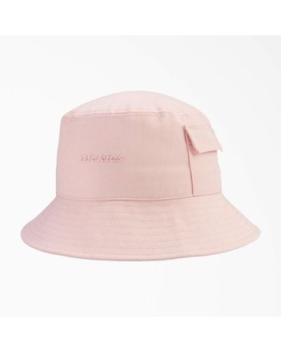 Dickies Script Logo Bucket Hat - Pink