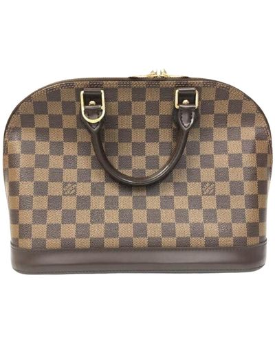 Louis Vuitton Alma Canvas Tote Bag (pre-owned) - Brown