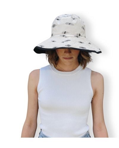 Romualda Alga Reversible Grande Bucket Hat - White