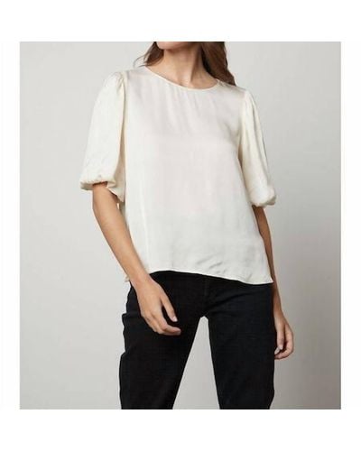 Velvet By Graham & Spencer Desi Top - White