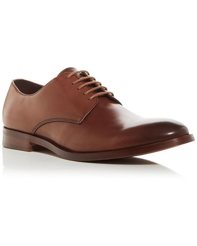 The Men's Store 141328 Leather Oxfords - Brown