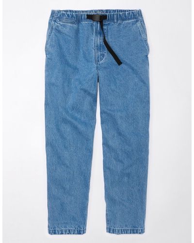 American Eagle Outfitters Ae Belted Loose Jean - Blue