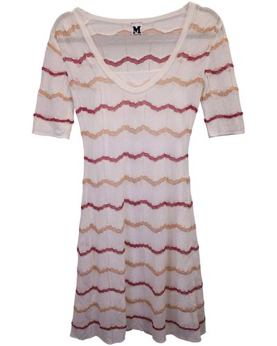 M Missoni Wave Stripe Dress - Pink