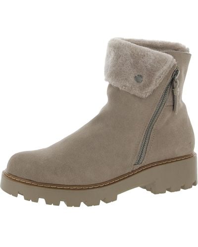 BareTraps Wyoming Suede Booties Ankle Boots - Brown