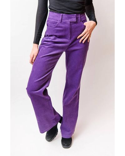 Suncoo June Corduroy Pant - Purple