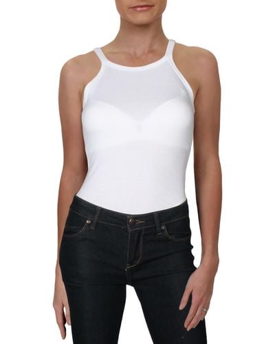 Danielle Bernstein Shirt Thong Bodysuit - White