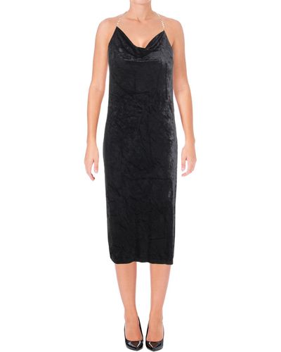 Juicy Couture Velour Sleeveless Semi-formal Dress - Black
