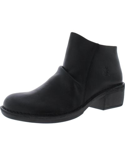Fly London Merk Padded Insole Ankle Boots - Black