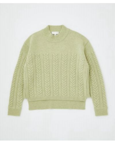 Moussy Mv Cable Knit Sweater - Green