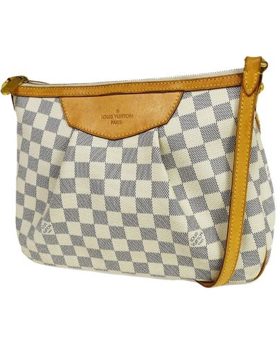 Louis Vuitton Siracusa Canvas Shoulder Bag (pre-owned) - Metallic