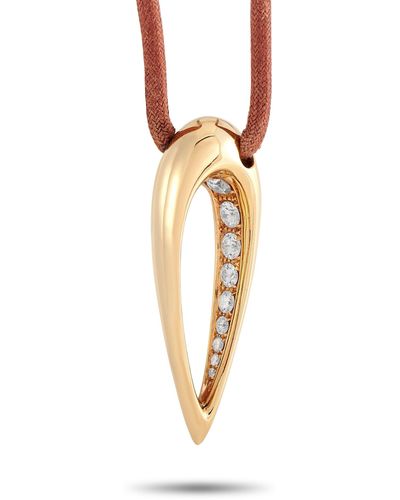 De Grisogono 18k Yellow 1.42 Ct Diamond Necklace - Metallic