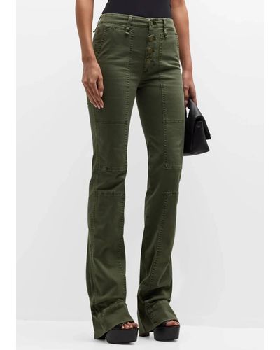 FRAME Utility Stacked Pant - Green