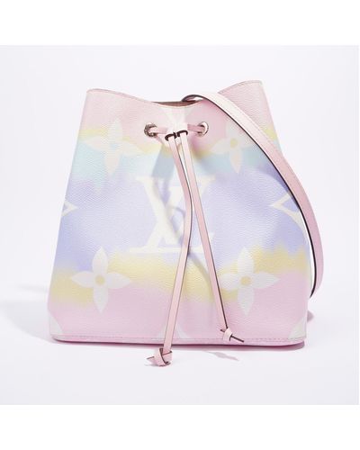Louis Vuitton Neonoe Bag Escale Monogram Canvas Shoulder Bag - Pink