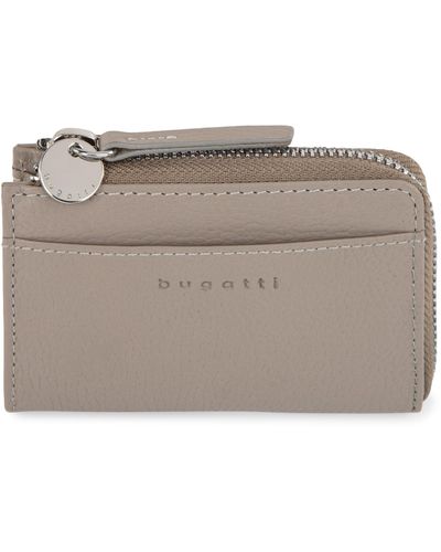 Bugatti Ladies Leather Card Holder - Gray