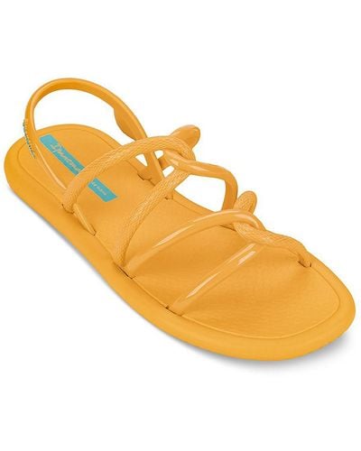 Ipanema Casual Footbed Slingback Sandals - Metallic